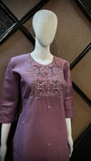 FF Roman Silk Straight Cut Designer Kurtis Catalog